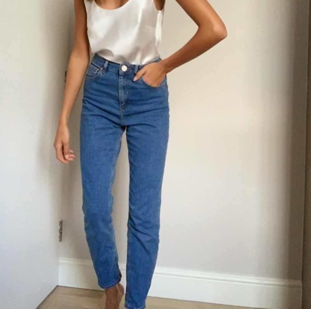 ASOS Design Farleigh High Waisted Mom Jeans